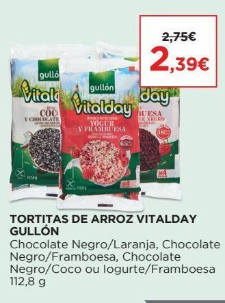 El Corte Inglés Tortinhas de arroz gullon promoção