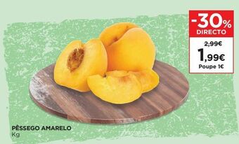 El Corte Inglés Pêssego promoção