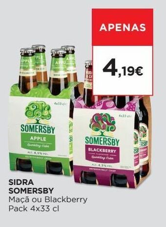 El Corte Inglés Sidra somersby promoção