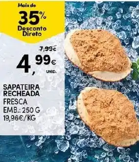 Continente Sapateira Receada Fresca 250g promoção