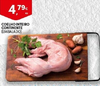 Continente Coelho Inteiro Continente promoção