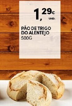 Continente Pão de Trigo do Alentejo 500g promoção