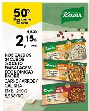 Nos Caldos 24 Cubos 240g