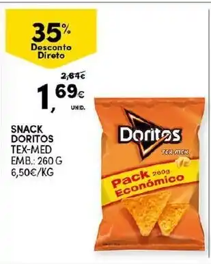 Continente Snack Doritos 260g promoção