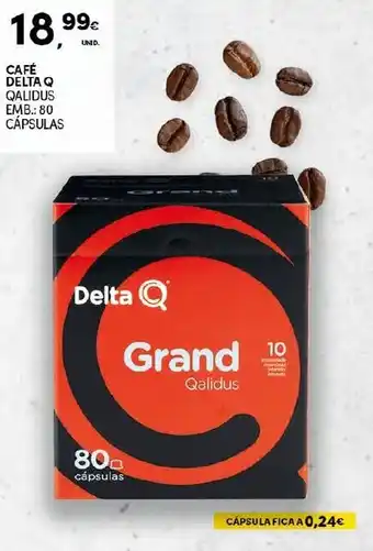 Continente Café Delta Q 80 Cápsula promoção