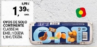 Continente Ovos de Solo Continente 1 Dúzia promoção