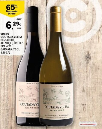 Continente Vinho Coutada Velha 75cl promoção