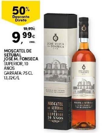 Continente Moscatel de Setubal Jose M. Fonseca 75cl promoção