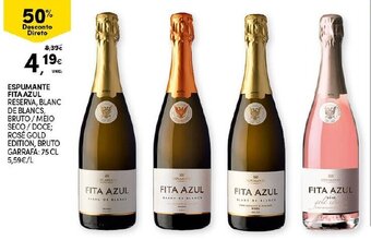 Continente Espumante Fita Azul 75cl promoção