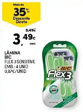 Continente Lãmina BIC 4 Unid promoção