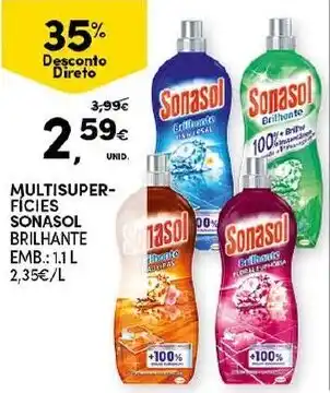 Continente Multisuper-Ficies Sonasol 1.1L promoção