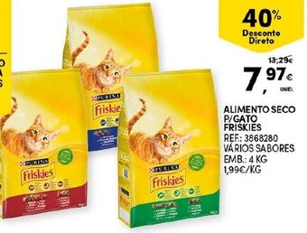Continente Alimento Seco P/ Cão Friskies 4kg promoção