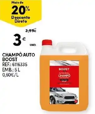 Continente Champô Auto Boost 5L promoção