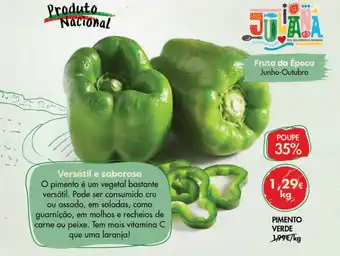 Pingo Doce Pimento Verde promoção