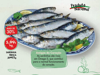 Pingo Doce Sardinha Fresca promoção