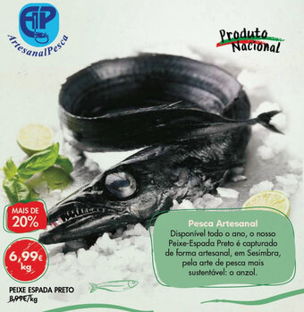 Pingo Doce Peixe Espada Preto promoção