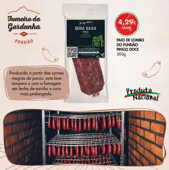 Pingo Doce Paio de Lombo do Fundão Pingo Doce 300g promoção