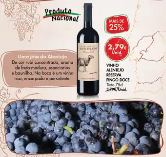 Pingo Doce Vonho Alentejo Reserva Pingo Doce Tinto 75cl promoção