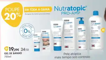 Pingo Doce Gel de Banho Isdin Nutratopic Pro-AMP 750ml promoção