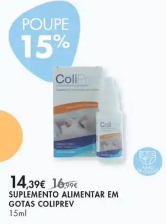 Pingo Doce Suplemento Alimentar em Gotas Coliprev 15ml promoção