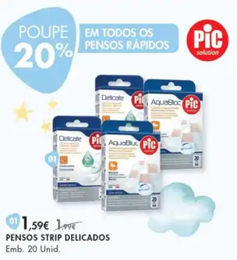 Pingo Doce Pensos Strip Delicados 20 Unid promoção