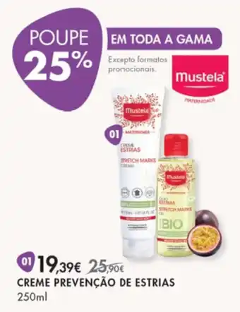 Pingo Doce Creme Prevenção de Estrias 250ml promoção