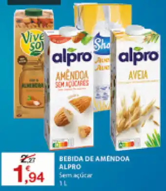 E.Leclerc Bebida de Amendoa Alpro 1L promoção