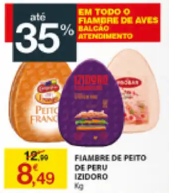 E.Leclerc Fiambre de Peito de Peru Izidoro promoção