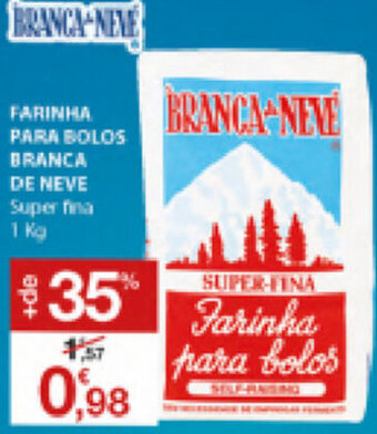 E.Leclerc Farinha para Bolos Branca de Neve 1kg promoção