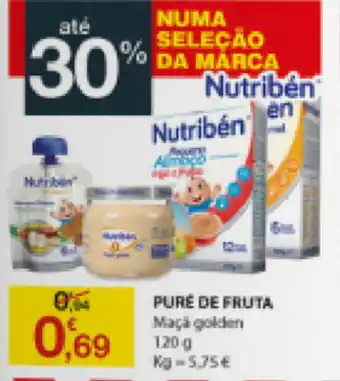 E.Leclerc Puré de Fruta Maçã Golden 120g promoção