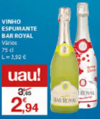E.Leclerc Vinho Espumante Bar Royal 75cl promoção