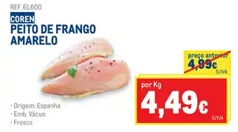 coren Peito de Frango Amarelo
