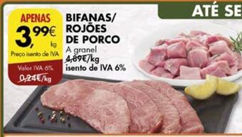 Pingo Doce Bifana promoção