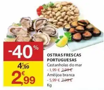 E.Leclerc Ostras Frescas Portuguesas promoção