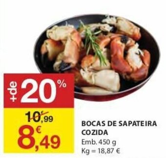 E.Leclerc Bocas de Sapateira Cozida 450g promoção