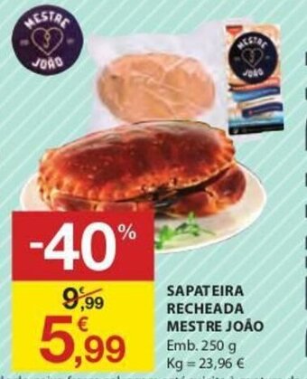 E.Leclerc Sapateira Recheada Mestre João 250g promoção
