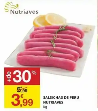 E.Leclerc Salsichas de Peru Nutriaves promoção