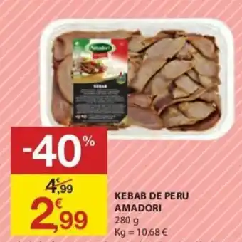 E.Leclerc Kebab de Peru Amadori 280g promoção