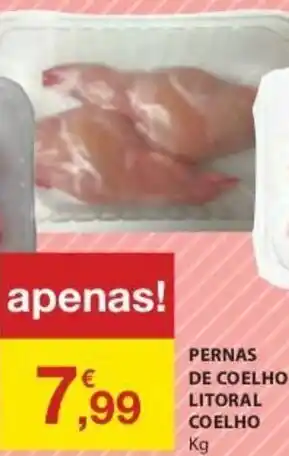E.Leclerc Pernas de Coelho Litoral Coelho promoção