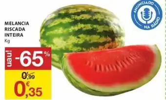 E.Leclerc Melancia Riscada Inteira promoção