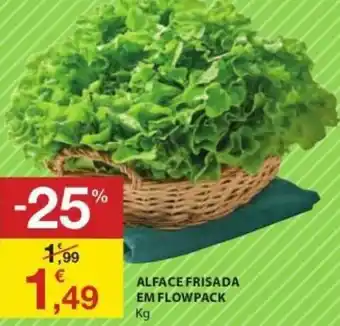 Alface Friscada em Flowpack