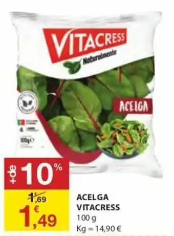 E.Leclerc Acelga Vitacress 100g promoção