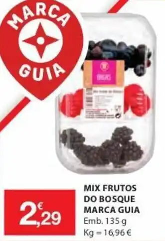 E.Leclerc Mix Frutos do Bosque Marca Guia 135g promoção