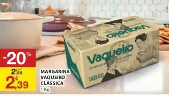 E.Leclerc Margarina Vaqueiro Clássica 1kg promoção