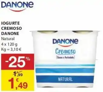 Iogurte Cremoso Danone 4x120g