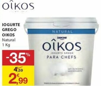 E.Leclerc Iogurte Grego Oikos 1kg promoção