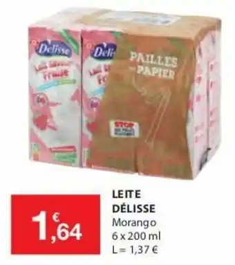 Leite Délisse Morango 6 x 200ml