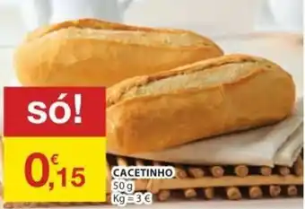 E.Leclerc Cacetinho Integral 50g promoção