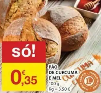 Pão de Curcuma E Mel 100g
