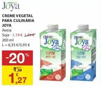 E.Leclerc Creme Vegetal para Culinária Joya promoção
